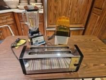 Oster Blender, Westbend Popcorn Popper, Hoover Toaster