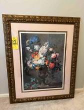 lg floral wall hanging picture