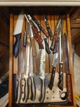 Assortment of Kitchen Knives