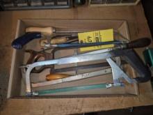 Box of Assorted Hand Saws