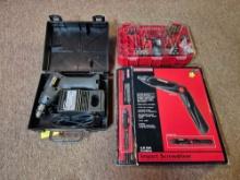 Craftsman Impact Screwdriver, Battery Daddy Kit, and Black & Decker 7.2V Drill Set