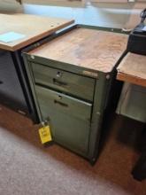 Hallowell Work Cabinet Stand & Contents - Tools, Hardware, & Bits