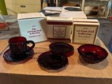 Avon 1876 Cape Cod Collection NIB 12 person serving set - 12 cup/saucer sets, 12 desert bowls, 6