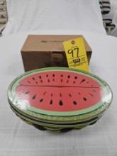 NIB 2010 Longaberger Collector's Club Watermelon Basket