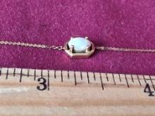 Marked 14Kt Gold Ladies Bracelet Approximately 7" Grams