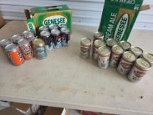 Empty Beer Cans, Harley Davidson, Genny Ice