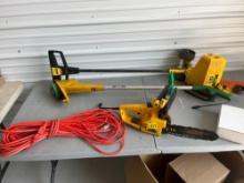 Edger, Saw, Extension Cord, Weedeater