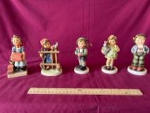 (5) Hummel Figurines