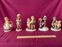 (5) Hummel Figurines