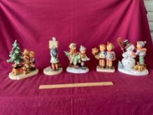 (5) Hummel Figurines
