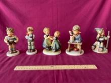 (5) Hummel Figurines