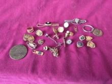 Jewelry Pins, Tie Bars, Token,