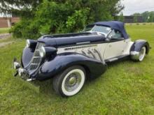 2004 Auburn Speedster replica, 760 miles
