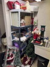 Christmas Decor, Lights, Santa's, Garland, Decor