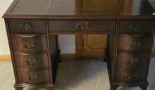 Refinished Leathertop Small Desk