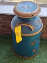 Painted Milk Can