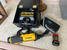 Dewalt 8 Volt Drill with Charger, Extra Battery, Bits
