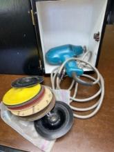 Makita Disc Sander with Wood Box
