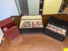 Assorted Sandpaper in Handmade Boxes