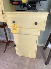 Custom Made Cabinet on Casters and Contents