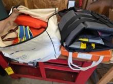 Life Jackets, Cushions.