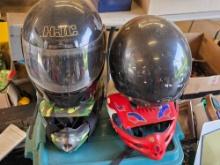 4 Motorcycle Helmets