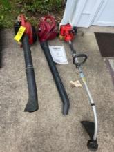 (2) Blowers and Trimmer