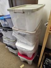 Empty totes, bid x 4