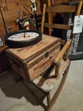 Rocker, clock, Plane trunk