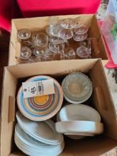 Dishes, glassware