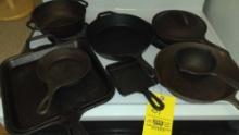 Cast Iron Pans & Skillets lot