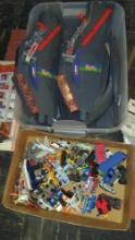 Toy Lot : Lincoln Logs ,Hot Wheels, Lego and more
