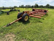 Pequea mod 646 round bale wagon