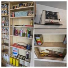 Assorted Oils, Creatline Heater, Hedge Trimmers
