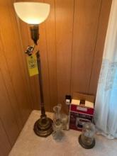 Lamp, oil lamp, Mr. Coffee, clock