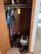closet contents, boots size 9.5
