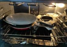 Cast iron skillets, pots & pans