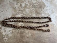 heavy duty log chain, 16 ft long