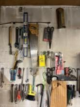 assorted hand tools & hardware