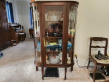 Glass China Cabinet - Contents Sold Separately