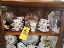 Royal Albert Bone China Tea Cups, Serving Platters, Salt and Pepper Shakers, Robin Sterling Heel