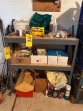 Contents on top or within shelf