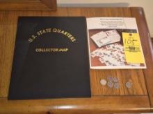 State Quarter Collection, First Day Cover Set, & Double Stamped Quarter