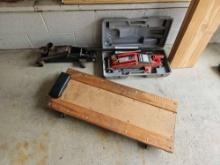 Craftsman Jack Kit, Floor Jack Parts, Mechanics Creeper, & Wooden Ramps