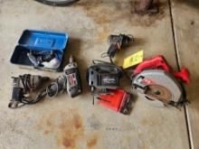 Skil Circular Saw, Corded Drills, Sabre Saw, Heat Gun, & Glue Gun
