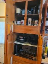 Kitchen Cabinet Contents - Pots, Pans, Mugs, Glassware, & Baking Items