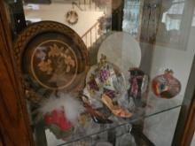 Display Cabinet Contents - Figurines, Glassware, Small Decor, & Glass Bells