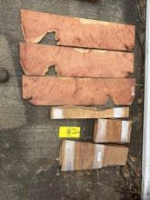 Craft wood Redwood burl and Curly Koa wood.