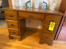 small oak desk