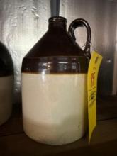 Small Brown top Stoneware Jug